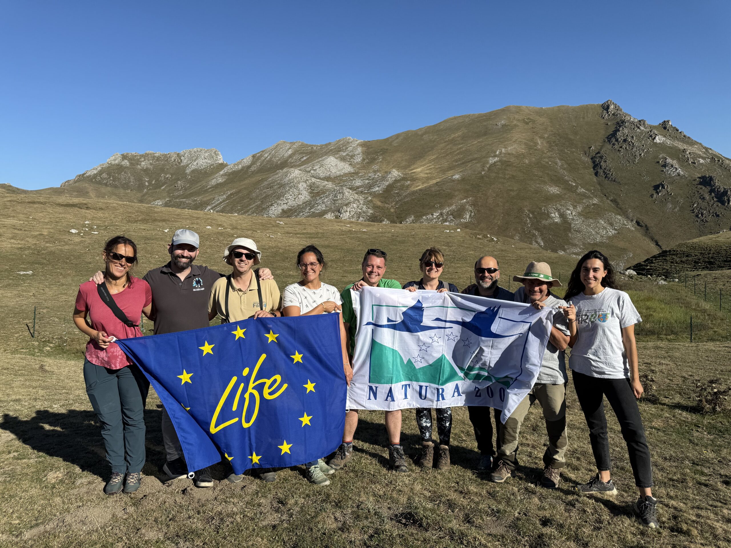 Gestores de caminos europeos visitan el Camino Lebaniego